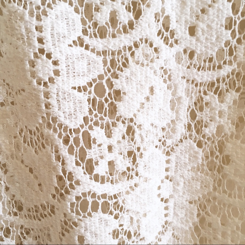 Betsey Johnson Lace Dress Swim Cover Collar XS-S - Picture 2 of 6